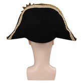 Peter Pan & Wendy Captain Hook Cosplay Pirate Hat Cap Halloween Carnival Party Disguise Accessories Prop